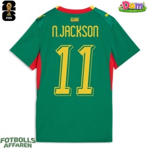 Senegal Nicolas Jackson #11 Bortatröja Kvinnor VM 2026 Kortärmad